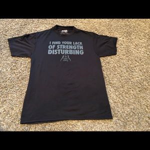 Two Star Wars shirts. Yoda and Darth Vader.